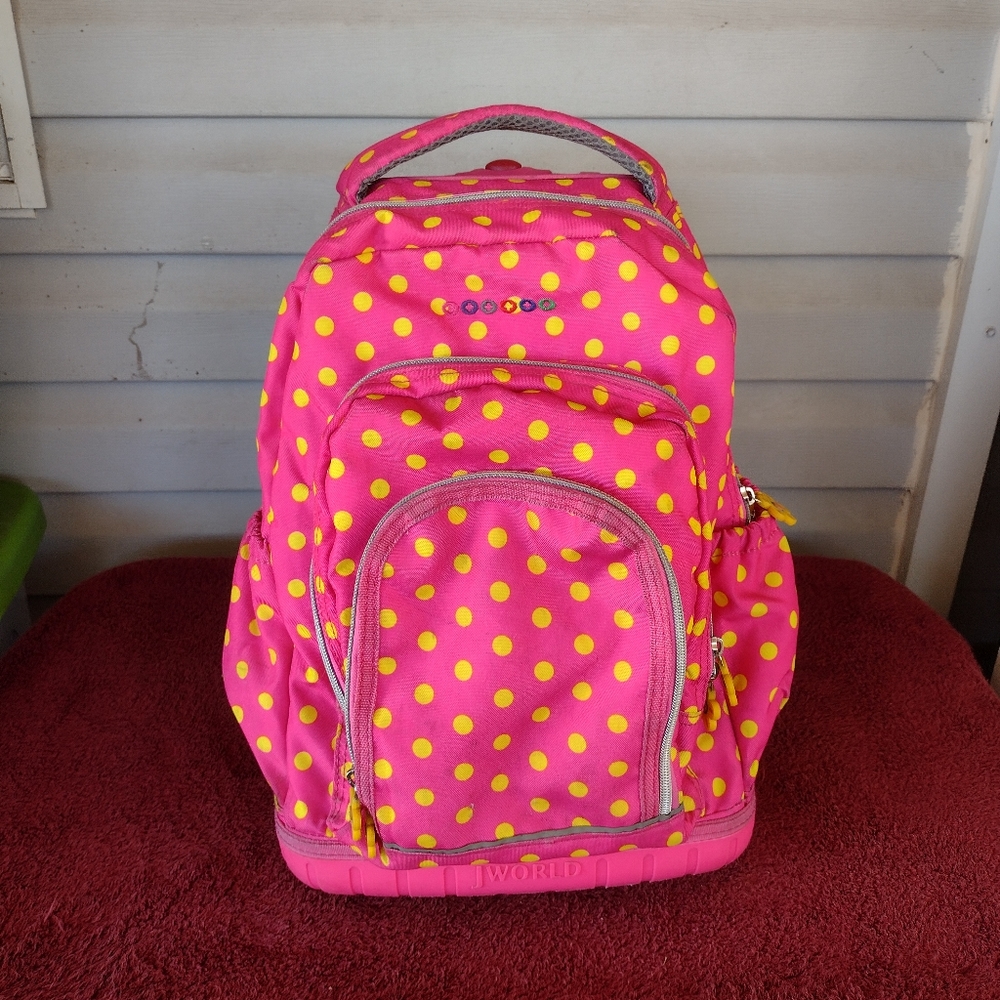J World New York Kids' Lollipop Rolling Backpack